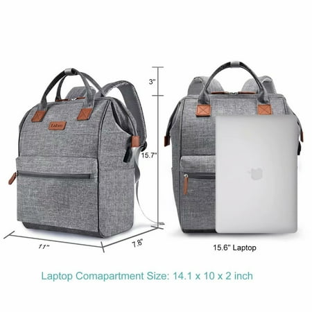 Travel Backpack Outdoor Backpack Shoulder Bag Large Capacity USB Computer Bag Multi-Pocket Bags Color : Blue, Size : L